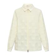 Moncler Jacka Camicia Beige, Dam