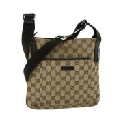 Gucci Vintage Pre-owned Canvas gucci-vskor Beige, Dam