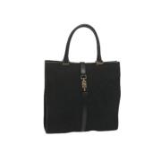 Gucci Vintage Pre-owned Canvas handvskor Black, Dam