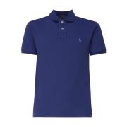 Ralph Lauren Blå Bomullspolotröja med Logotyp Blue, Herr