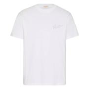 Valentino Garavani Vita T-shirts och Polos med VLogo White, Herr