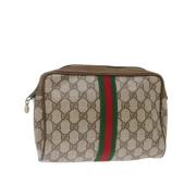 Gucci Vintage Pre-owned Canvas gucci-vskor Beige, Dam