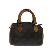 Louis Vuitton Vintage Pre-owned Canvas handvskor Brown, Dam