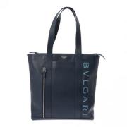 Bvlgari Vintage Pre-owned Laeder totevskor Blue, Dam