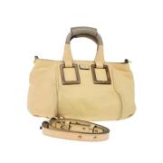 Chloé Pre-owned Pre-owned Laeder handvskor Beige, Dam