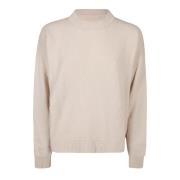 Roberto Collina Fashionable Sweater Collection Beige, Dam