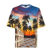 Fendi Sommar i Roma T-shirt Multicolor, Herr