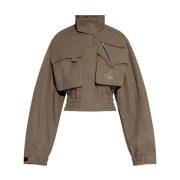 Vivienne Westwood Khaki Cropped Oversize Jacka Green, Dam