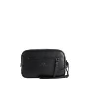 Armani Exchange Svart Beauty Case för Män Black, Herr