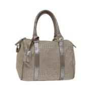 Fendi Vintage Pre-owned Canvas handvskor Beige, Dam