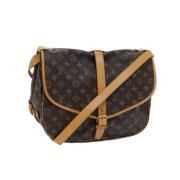 Louis Vuitton Vintage Pre-owned Canvas louis-vuitton-vskor Brown, Dam