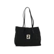 Fendi Vintage Pre-owned Canvas fendi-vskor Black, Dam