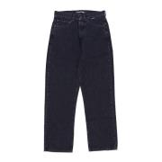 Iuter Svarta Lösa Denim Jeans Black, Herr