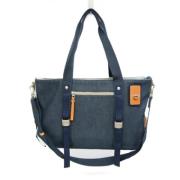 Loewe Pre-owned Pre-owned Canvas axelremsvskor Blue, Dam