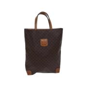 Celine Vintage Pre-owned Canvas handvskor Brown, Dam