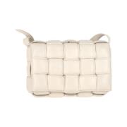 Bottega Veneta Vintage Pre-owned Laeder crossbodyvskor Beige, Dam