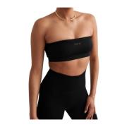 Aim'n Svart Seamless Bandeau-BH Black, Dam