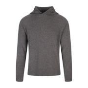 Vince Mjuk Ull Cashmere Blend Huvtröja Gray, Herr