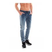 Diesel Tapered Stretch JoggJeans - Blå Blue, Herr