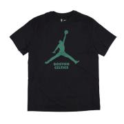 Jordan Boston Celtics Logo Tee Svart Black, Herr