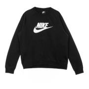 Nike Hybrid Crewneck Sweatshirt Svart/Vit Black, Dam