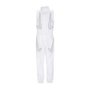 Nike Ärmlös Sportkläder Jumpsuit Vit/Svart White, Dam