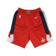 Nike NBA Swingman Basketball Shorts Washington Wizards Edition Red, He...