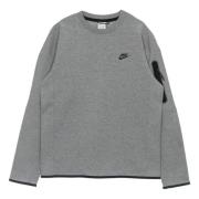 Nike Tech Fleece Crewneck Sweatshirt Gray, Herr