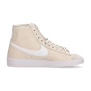 Nike Brun Läder Hög Sneaker Beige, Dam