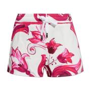 Dolce & Gabbana Shorts med Majolica mönster Pink, Dam