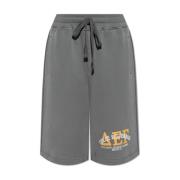 Dolce & Gabbana Tryckta shorts Gray, Herr