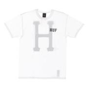 HUF Klassisk Vit Tee Herr T-shirt White, Herr