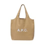 A.p.c. Ninon Tote Handväska Beige, Dam