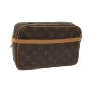 Louis Vuitton Vintage Pre-owned Canvas louis-vuitton-vskor Brown, Dam