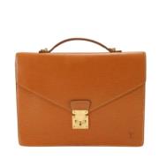 Louis Vuitton Vintage Pre-owned Laeder portfljer Brown, Herr