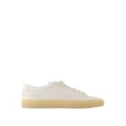 Common Projects Vita Lädersneakers - Rund Tå White, Herr