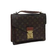 Louis Vuitton Vintage Pre-owned Canvas louis-vuitton-vskor Brown, Dam