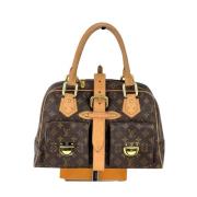 Louis Vuitton Vintage Pre-owned Canvas handvskor Brown, Dam