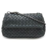 Bottega Veneta Vintage Pre-owned Laeder axelremsvskor Black, Dam