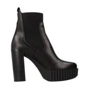 Alpe Heeled Boots Black, Dam