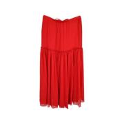 Giambattista Valli Pre-owned Pre-owned Silke nederdelar Red, Dam