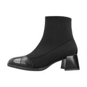 Hispanitas Stiliga Ankelboots med Klackar Black, Dam