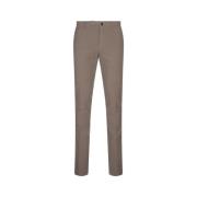 Incotex Slim Fit Doeskin Byxor Grå Gray, Herr