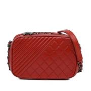 Chanel Vintage Pre-owned Laeder crossbodyvskor Red, Dam