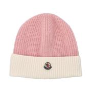 Moncler Rosa Barn Beanie Mössa Pink, Herr