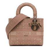 Dior Vintage Pre-owned Canvas dior-vskor Pink, Dam