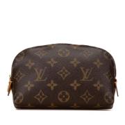 Louis Vuitton Vintage Pre-owned Canvas louis-vuitton-vskor Brown, Dam