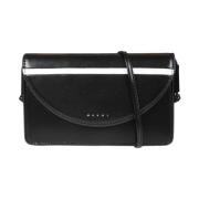 Marni Eco Läder Crossbody Väska Black, Dam