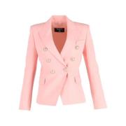 Balmain Pre-owned Pre-owned Tyg ytterklder Pink, Dam