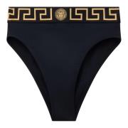 Versace Grekiskt motiv badkläder svart Black, Dam